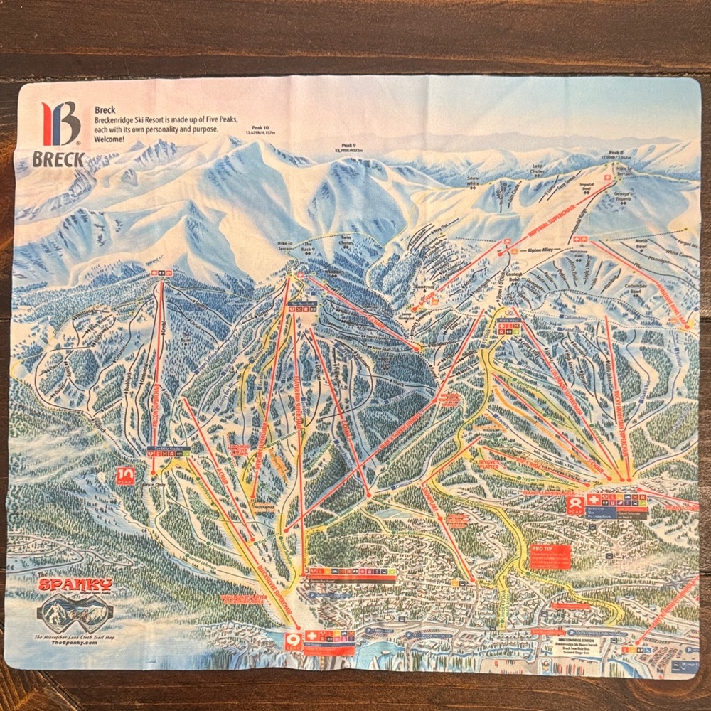 Breckenridge Ski Resort Map Spanky